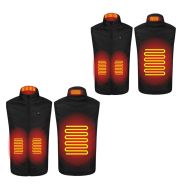 2x Beheizbare Weste Größe XL HW1 USB Heizweste Thermo Steppweste Spar-Set