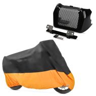 Set: Ölkühler-Abdeckung für Harley- Road King/ Glide, Street Glide 17-21 + Abdeckplane Harley Street Glide / Special XXXL s-o_1