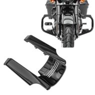 Set: Sturzbügel passend für Harley Davidson Street Glide Special 15-23 CR Mustache schwarz Craftride + Kotflügelverlängerung hinten passend für Harley Davidson Street Glide Special 15-23 Craftride