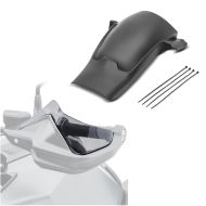 Set: Handprotektoren Verlängerung passend für BMW R 1250 GS 19-23 Motoguard rauchgrau + Spritzschutz passend für BMW R 1250 GS / Adventure 19-23 Innenkotflügel hinten Motoguard