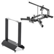Set: Motorrad Reifenmontiergerät für Motorradreifen 12-21" Reifenwechsler ConStands MD4 + Wuchtbock Motorrad ConStands WU-1 Auswuchtgerät schwarz