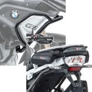 Set: Pare carter haut compatible avec BMW R 1250 GS 19-23 crashbar Réservoir avec Sacoche arrière Bagtecs TB3