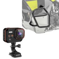 Set: Caméra d'action moto 4K Tourtecs avec Pare carter compatible avec Husqvarna Norden 901 21-24
