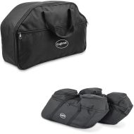 Set: Innentasche Topcase Craftride MT5 passend für Harley Davidson King Tour Pak 94-24 + Koffer Innentaschen passend für Harley Davidson Touring 94-24 für Seitenkoffer Craftride SP4