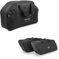 Set: Sacoche intérieure Top case Craftride MT5 compatible avec Harley Davidson King Tour Pak 94-24 + Sacs d'interieur de sacoches rigides compatible avec Harley Davidson Touring 94-24 Craftride BG1