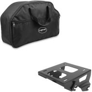 Set: Sacoche intérieure Top case Craftride MT5 compatible avec Harley Davidson King Tour Pak 14-24 + Support top case Selle Solo compatible avec Harley Davidson Touring 14-24 noir Craftride