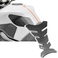 Set: Tankpad seitlich Grip Pad M + Tankpad Fishbone Aufkleber Carbon Look Zaddox