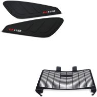 Set: Grippe genoux de réservoir + Protection de radiateur compatible avec Harley Davidson Pan America 1250 21-24 KG1