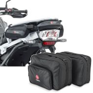 Set: Sacoche arrière compatible avec BMW R 1200 GS / R 1250 GS 13-22 TB3 + Sacs intérieurs valises Vario