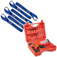 Set: Sangle loops 6er Big Pack Bleu + Purgeur de freins pompe à vide VM2
