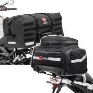 Set: Hecktasche SX70 70Ltr + Hecktasche Soziussitz Tasche 55L wd.