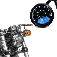 Set: Tachometer LCD Digital Drehzahlmesser Analog TM1 + LED Scheinwerfer 5,75 Zoll