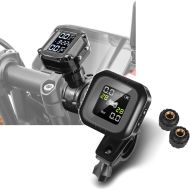 Set: Reifendruckkontrollsystem RDKS TPMS + TPMS RDKS + TemperaturmesserReifendruckprüfer digital