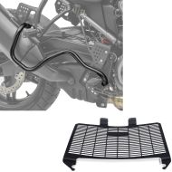 Set: Protection d'échappement compatible avec Harley Davidson Pan America 1250 / Special 21-24 EP1 + Protection de radiateur