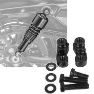 Set: Amortisseur 10,5 Pouces + Kit de rabaissement 1" Alu compatible avec Harley Davidson Sportster 05-20