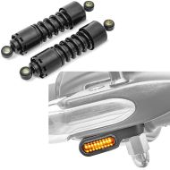 Set: Stossdämpfer 11" passend für Harley Davidson Dyna 1991-2017 Tieferlegung + LED Lenkerblinker XS