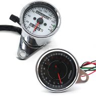 Set: Tachometer CMS Tacho + Drehzahlmesser Analog CVT chrom