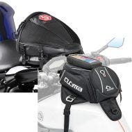 Set: Hecktasche Race passend für Soziussitz + Tankrucksack Magnet TR6 + abnehmbarer Handytasche