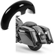 Set: Front-Fender 21" Zoll + Seitenkoffer Stretched passend für Harley Davidson Touring 14-24