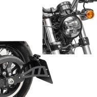 Set: Phare LED 5,75"+ Support de plaque latérale compatible avec Honda Shadow VT 600 C 88-00