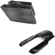Set: Doublure de Sacoche + Prolongateur de Garde Boue arrière compatible avec Harley Davidson Touring 96-08
