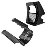 Set: Prolongateur de Garde Boue arrière compatible avec Harley Davidson Touring 14-24 + Sabot moteur OV2