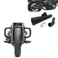 Set: Sturzbügel passend für Honda Rebel 500 CMX 17-24 + Auspuff Slip-On