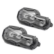 2x Phare LED QL6 compatible avec BMW F 650 GS 08-12 Feux avant ECE Discount Set