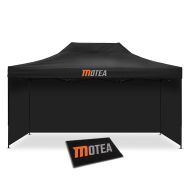 Set: Pavillion pliable 3x4,5m Tourtecs avec 4 Parois pour pavillon et Tapis moto GM1