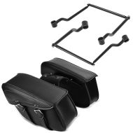 Satteltasche passend für Kawasaki VN 900 Classic / Custom + Satteltaschenhalter