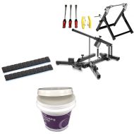 Set : masses d'équilibrage + kit démonte-pneus