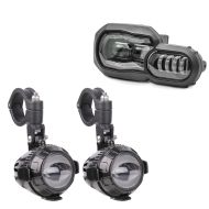 Phares additionnels LED + phares LED compatible avec BMW F 800 GS / Adventure
