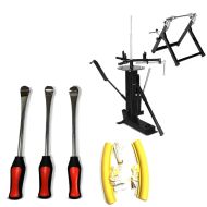 Reifen Montiereisen und Felgenschoner Set + Reifenmontiergerat 12-21" Set