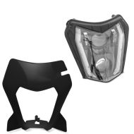 Carenage de phare compatible avec KTM 690 SMC / R 19-24 + phare LED