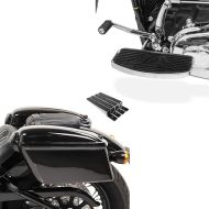Chopper Seitenkoffer + Trittbretter Fahrer passend für Honda Shadow VT 600 / 125 C