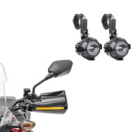 Handprotektoren passend für Honda Varadero 125 / XL 1000 V + LED Zusatzscheinwerfer mit Sturzbügel Halterung Paar