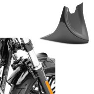 Set: Métal Garde Boue Avant court compatible avec Harley Davidson Sportster Forty Eight 48 / Special 10-20 Craftride + Sabot moteur compatible avec Harley Davidson Sportster 04-20 Craftride CP6 noir