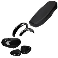 Set: Schutzblech vorne / hinten + Sitzbank komplett Sitz passend für Simson S50 S51 S70