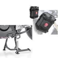 Hauptständer mit ABE passend für Honda NC 700 S 12-13 NC 750 S 15-20 + Set Sturzbügeltaschen 2x 6Ltr