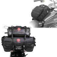 Hecktasche Set SX70 + XF30 Volumen 100 L + Tankrucksack passend für Triumph Thruxton / 1200 / R