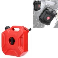 Bidon de secours 3L avec support rouge + paire de sacoches pare-chocs compatible avec Yamaha Tenere 700 K3 6Ltr