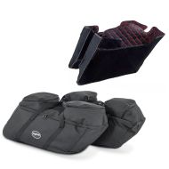 Set: Innenverkleidung Seitenkoffer passend für Harley Davidson Street Glide 14-22 Craftride passend für original Koffer SR2 + Koffer Innentaschen passend für Harley Davidson Street Glide / Special Craftride SP4