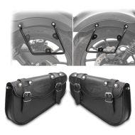 Sacoches cavalières Arizona 3Ltr + Ecarteurs pour sacoche cavalières compatible avec Honda Rebel 500 CMX 17-24 (paire)
