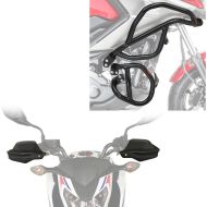 Kit protège-mains + crash bars compatible avec Honda NC 750 X / 700 X 12-20 crash bars supérieur et inférieur