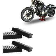 Jeu de 4 accessoires entretoise, bloc caoutchouc, 20 mm + Moto Pont elevateur Mid-lift M rouge