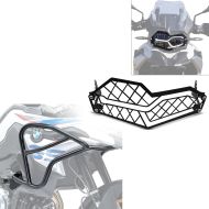Barre de protection carénage XL dessus + phares compatible avec BMW F 750 GS 18-23 grille de protection lampe SG1
