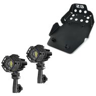 Kit phares additionnels LED + Sabot moteur pour spoiler avant aluminium compatible avec BMW F 650 GS 08-12