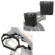 Porte-bagages compatible avec KTM 1290 Super Adventure R / S 2017-2020 + 2x sacoches IPX 35L paire étanche