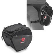Sacoche tunnel TB1 compatible avec Aprilia SRV 850 + sacoche de jambe LB8 sacoche de jambe 2,8 litres