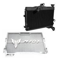 Wasserkühler passend für Yamaha MT-07 13-20 Radiator Kühler + Kühlerabdeckung